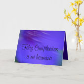 カード- Feliz Cumpleaños miのhermana カード (黄色い花)