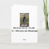 カード: Howeによっては三輪車が自転車に乗ります カード (裏面)