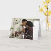 カード – I Love You (黄色い花)