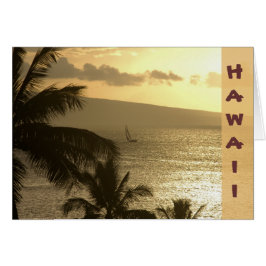 カード： Lahaina Sunset #1