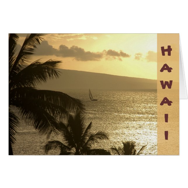 カード： Lahaina Sunset #1 (正面横)