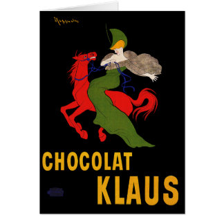 カード: Leonetto Cappiello - Chocolat Klaus