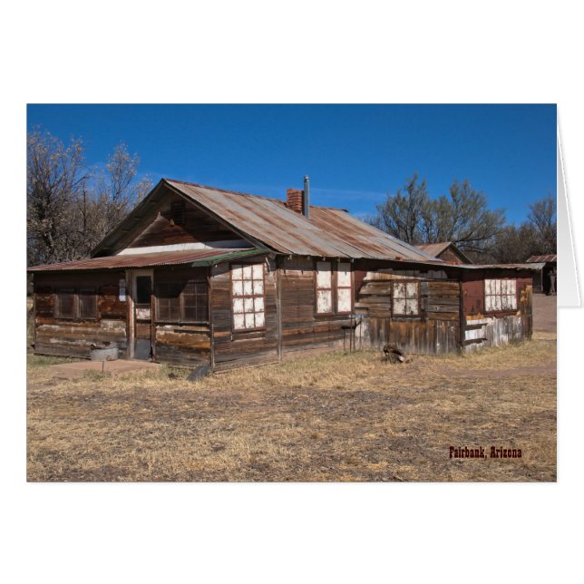 カード： Old Wood House (正面横)