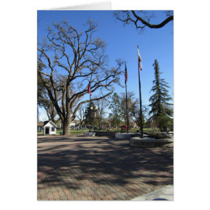 カード:  Paso Robles都心の都市公園への入口