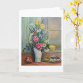 カード – Tabletop Still Life (黄色い花)
