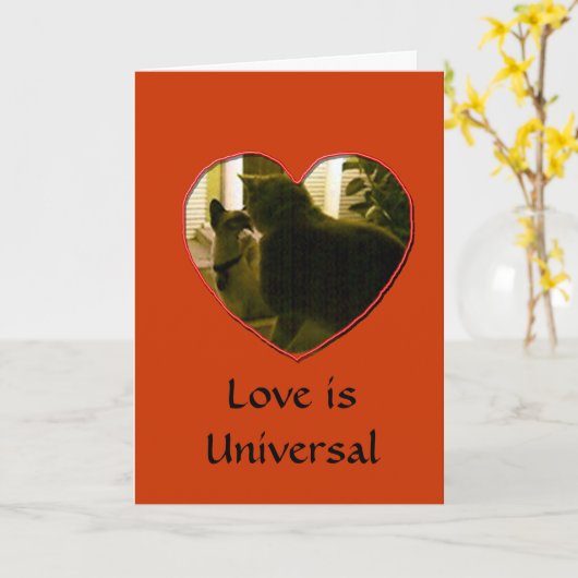 カード – Universal Love (黄色い花)