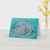 カード – Winter Dragon (黄色い花)