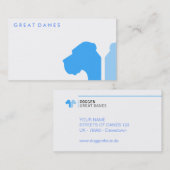 カードG R E A T D A N E S 名刺 (正面/裏面)