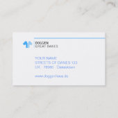 カードG R E A T D A N E S 名刺 (裏面)