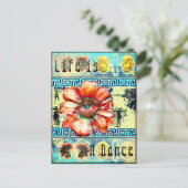 カードNo.19：人生はダンス ポストカード (スタンド正面)