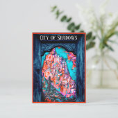 カードNo.44：影の街に近づく ポストカード (スタンド正面)