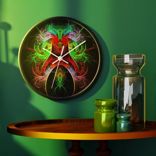 カーナバル・抽象芸術・アート・ラウンド ラージ壁時計