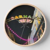 カーナビ通りソーホー通りライツロンドンイングランド 壁時計 (正面)