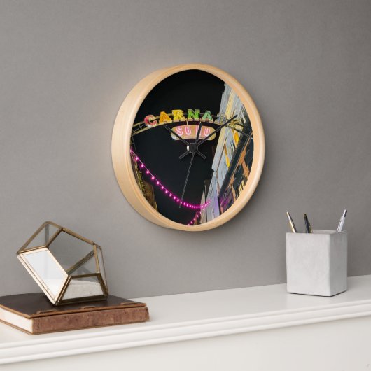 カーナビ通りソーホー通りライツロンドンイングランド 壁時計 (オフィス)