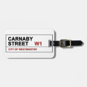 カーナビ通りロンドン・イングランド – スイング！ ラゲッジタグ (正面横)