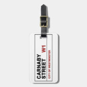 カーナビ通りロンドン・イングランド – スイング！ ラゲッジタグ (正面縦)