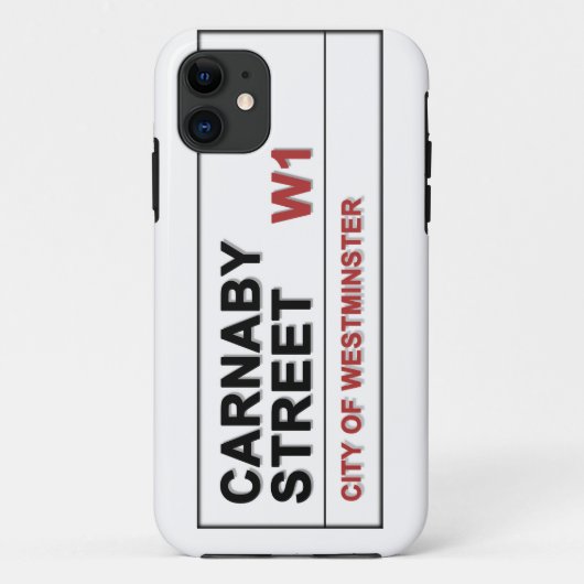 カーナビ通りロンドン・イングランド – スイング! Case-Mate iPhoneケース (裏面)