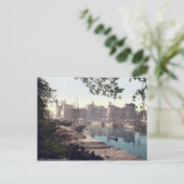 カーナルフォンキャッスルウェールズヴィンテージポストカード ポストカード (スタンド正面)