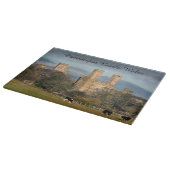 カーナルフォン城ウェールズ。 カッティングボード (角)