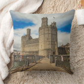 カーナルフォン城ウェールズ。 クッション (ブランケット)