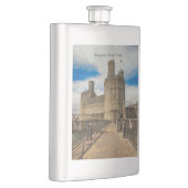 カーナルフォン城ウェールズ。 フラスク (右)