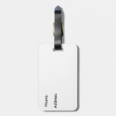 カーナルフォン城ウェールズ。 ラゲッジタグ (裏面縦)