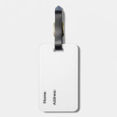 カーナルフォン城ウェールズ。 ラゲッジタグ (裏面縦)