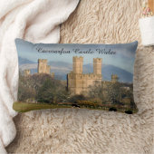 カーナルフォン城ウェールズ。 ランバークッション (ブランケット)