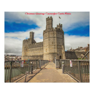 カーナーヴォン城 ウェールズ フォトプリント