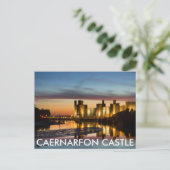 カーナーヴォン城, カーナーヴォン, ウェールズ ポストカード (スタンド正面)