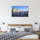 カーナーヴォン城、グウィネズ、ウェールズ キャンバスプリント (インサイチュ (寝室))