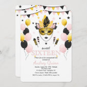 カーニバルお祝い招待状 招待状 (正面/裏面)