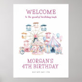 カーニバルかわいい誕生日バジェットへようこそ ポスター (正面)