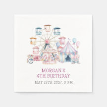 カーニバルかわいい誕生日バジェットパーティー