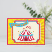 カーニバルかサーカスはカード感謝していしています サンキューカード (スタンド正面)