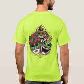 カーニバルと仮面舞踏会フェスティバル Tシャツ (裏面)