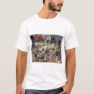 カーニバルと四旬節の戦い ブレゲル Tシャツ