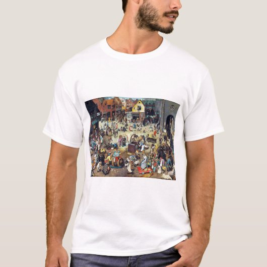 カーニバルと四旬節の戦い ブレゲル Tシャツ (正面)