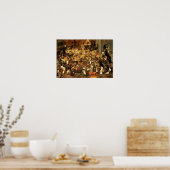 カーニバルと四旬節の戦い ポスター (キッチン)