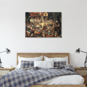 カーニバルと四旬節の戦い， 1559 キャンバスプリント (インサイチュ (寝室))