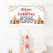 カーニバルのバナーへようこそ 横断幕 (インサイチュ)