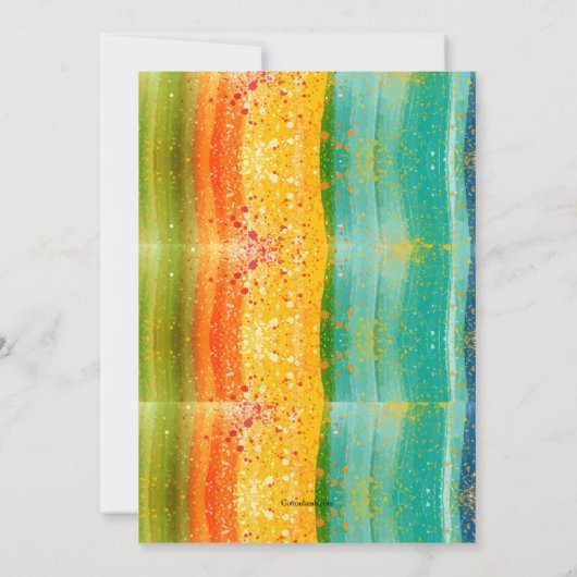 カーニバルのパーティの招待状 招待状 (裏面)