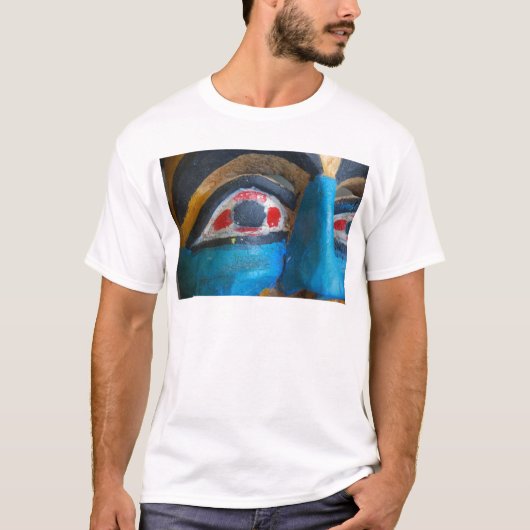 カーニバルのマスク Tシャツ (正面)