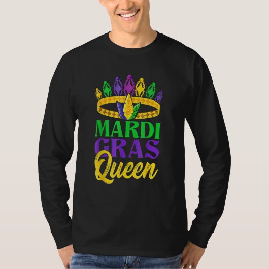 カーニバルの仮装　マルディグラの女王 Tシャツ (正面)
