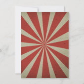 カーニバルの保存日付カード セーブザデート (裏面)