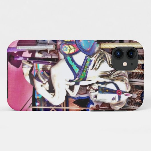 カーニバルの写真のギフトのカラフルな回転木馬の馬 Case-Mate iPhoneケース (裏面(横))