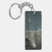カーニバルの夜、アンリ・ルソー 油絵 1886年 キーホルダー (正面左)