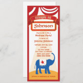 カーニバルの招待状 招待状 (正面/裏面)