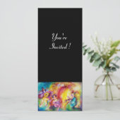 カーニバルの燃えるようなマーディ・グラス・マスクボール 招待状 (スタンド正面)