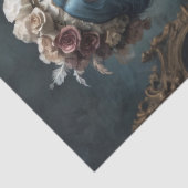 カーニバルの衣装の少女 – デコパージュ –  薄葉紙 (詳細)